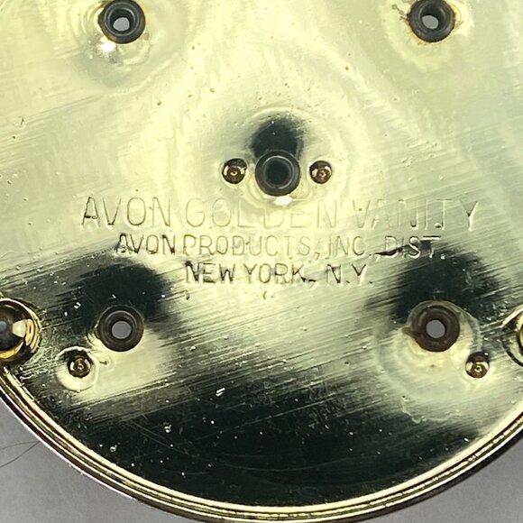 Vintage Avon Golden Vanity Rose Lipstick Holder - Picture 10 of 12